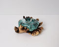 Molten Glass on Recycled Glass, Candle, Blown Glass, Unique, Artwork, Housewarming Decor, Creative Decor, Room Decoration, Grandma Gift
