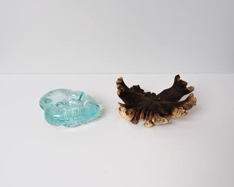 Molten Glass on Recycled Glass, Candle, Blown Glass, Unique, Artwork, Housewarming Decor, Creative Decor, Room Decoration, Grandma Gift