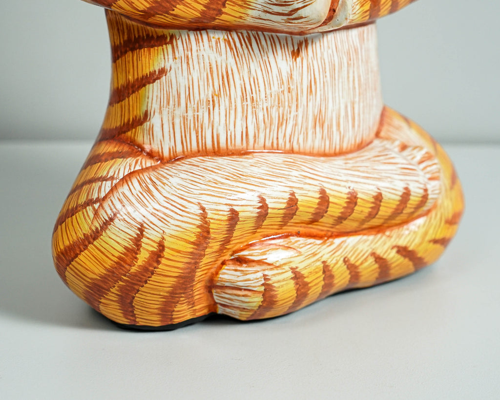 Meditating Cat Statue, Painted Cat Statue, Wood Carving, Cat Yoga Figurine, Art Work, Wooden Cat, Colourfull Cat Statue, Appreciated Gift