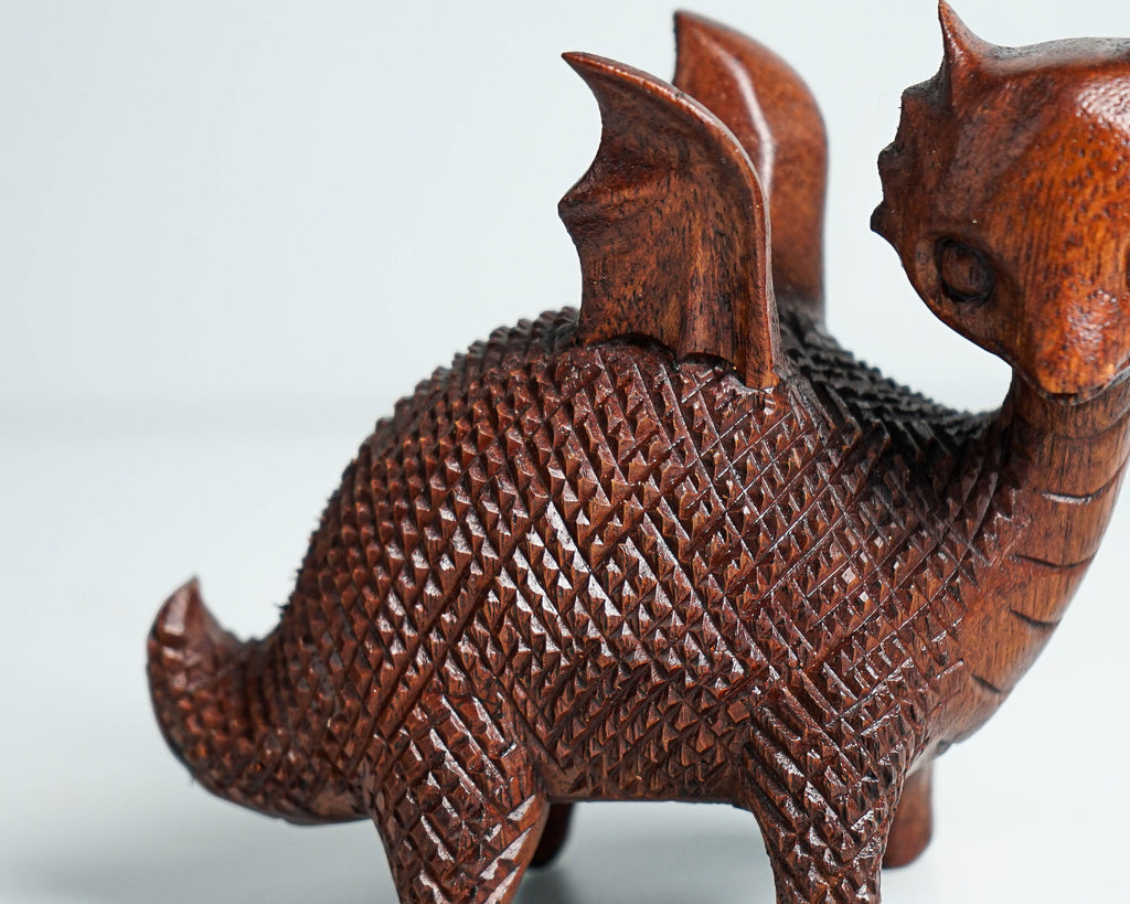 Cute Baby Dragon Sculpture, Wooden Small Dragon, Fantasy Animal, Unique Dragon, Handcrafted, Baby Room Decor, Graduation Gifts, Grandma Gift