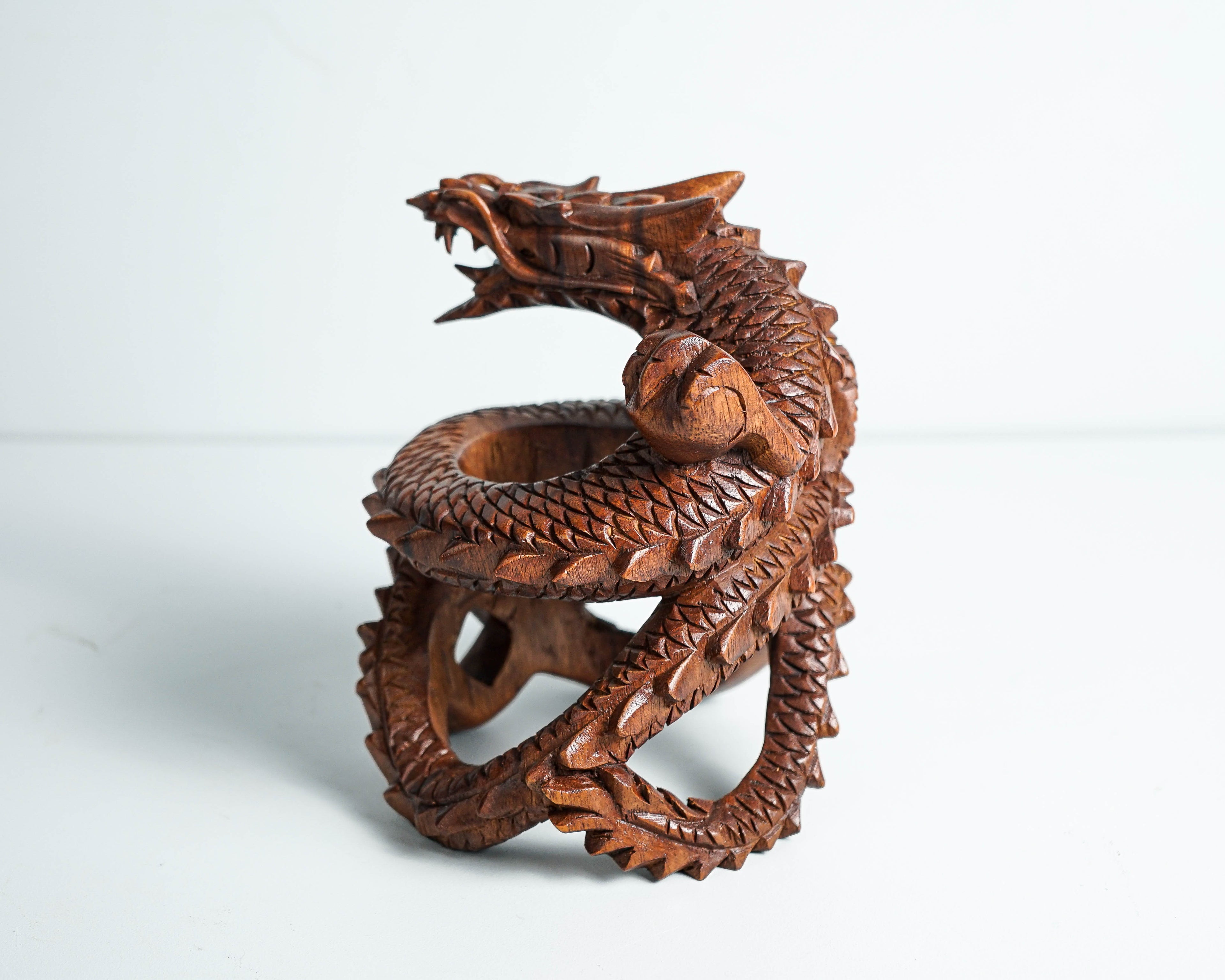 Unique Dragon Statue, Legendary Animal, Wood Carving Dragon, Exotic, Dragon Sculpture, Office Desk Decor, Gift for Him, Best Friend Gift