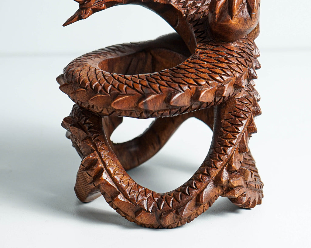 Unique Dragon Statue, Legendary Animal, Wood Carving Dragon, Exotic, Dragon Sculpture, Office Desk Decor, Gift for Him, Best Friend Gift