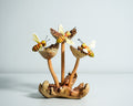 Bee Comb Statue, Bees Figurine, Wood Carving, Painted Bee, Bee Wall Hanging, Unique Animal, Party Decor, Home Decoration, Bridesmaid Gifts