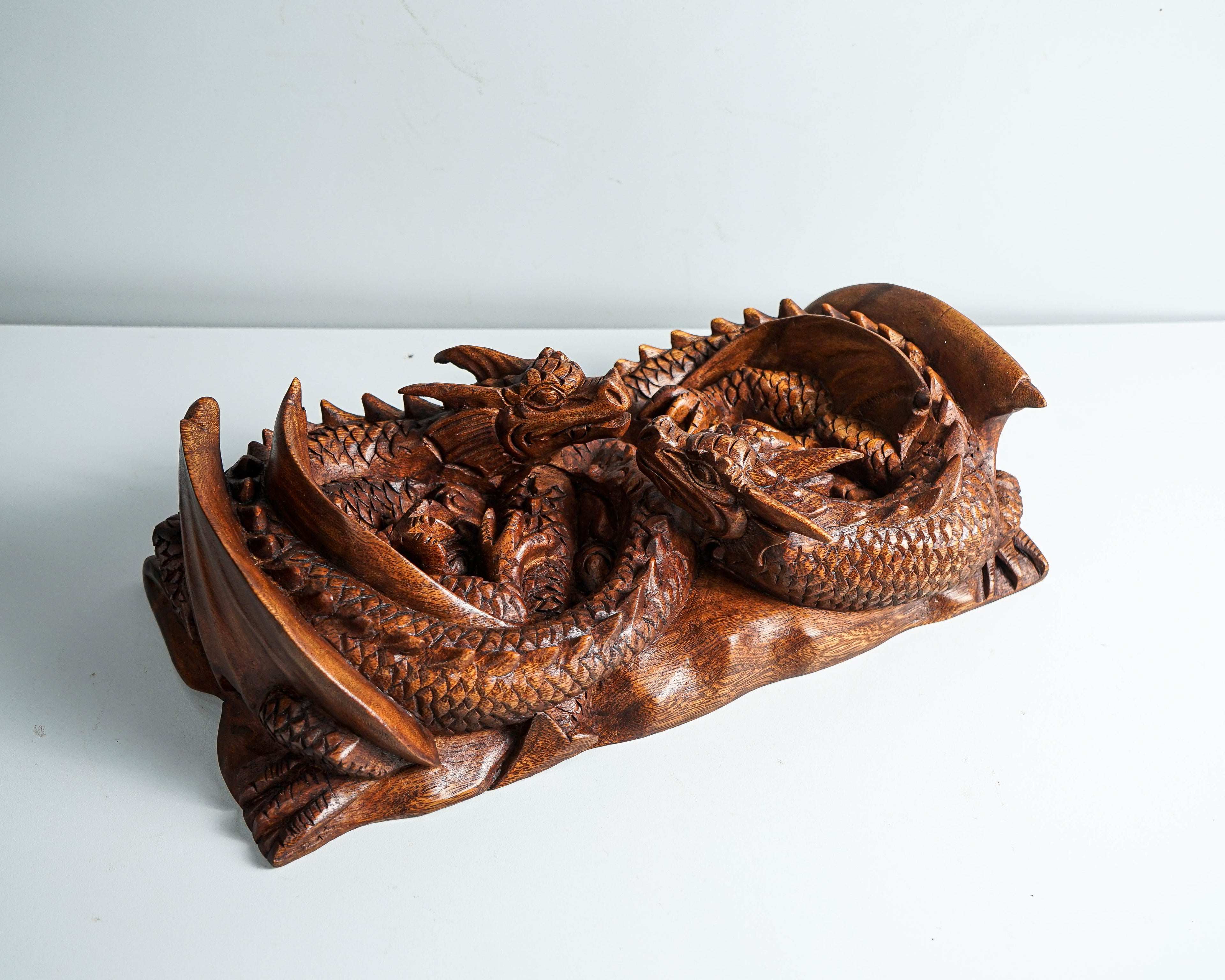 Sleeping Dragon Figurine, Couple Dragon Sculpture, Exotic Statue, Mythical Animal, Gothic, Unique Statue, Bedroom Decor, Valentines Gift