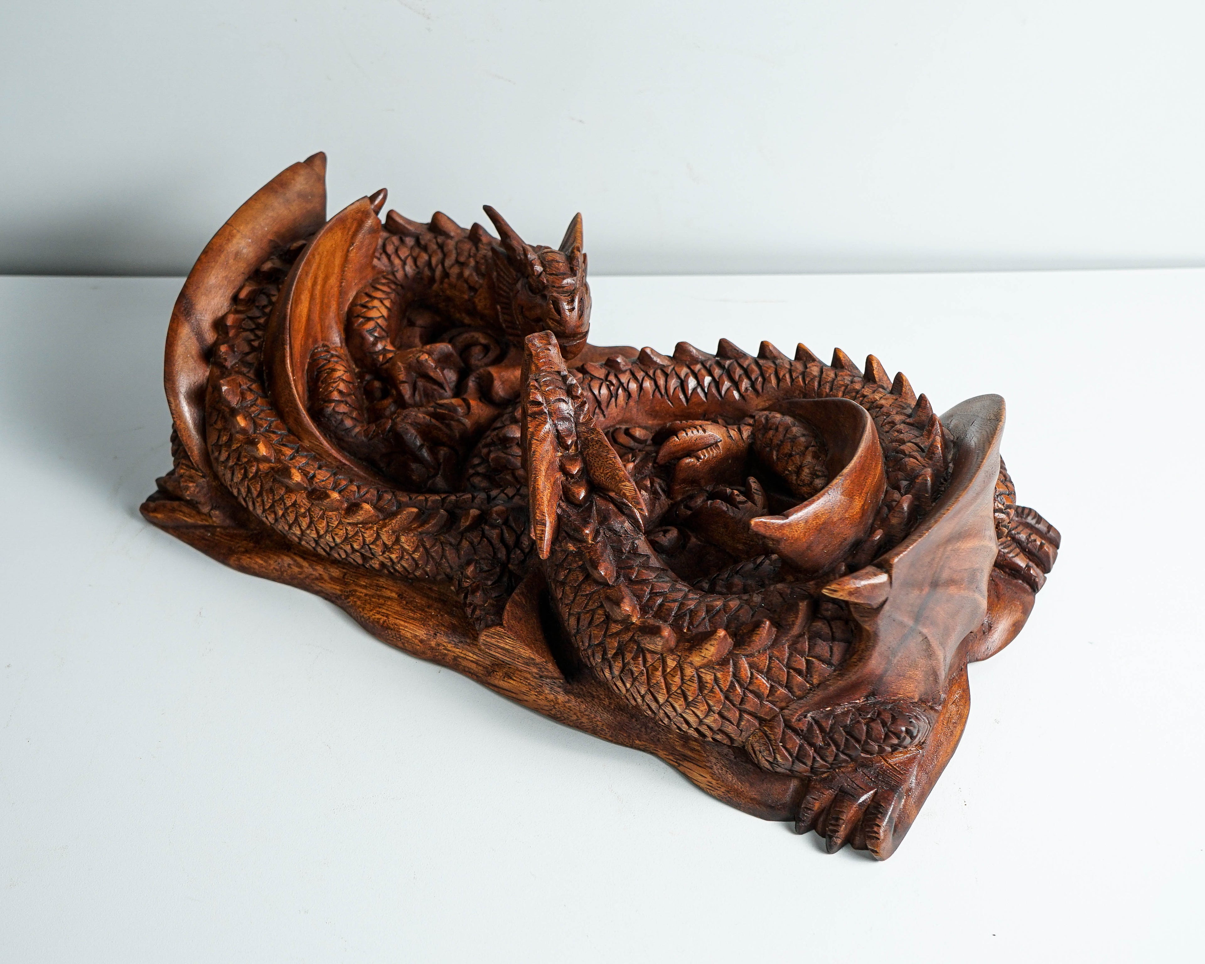 Sleeping Dragon Figurine, Couple Dragon Sculpture, Exotic Statue, Mythical Animal, Gothic, Unique Statue, Bedroom Decor, Valentines Gift