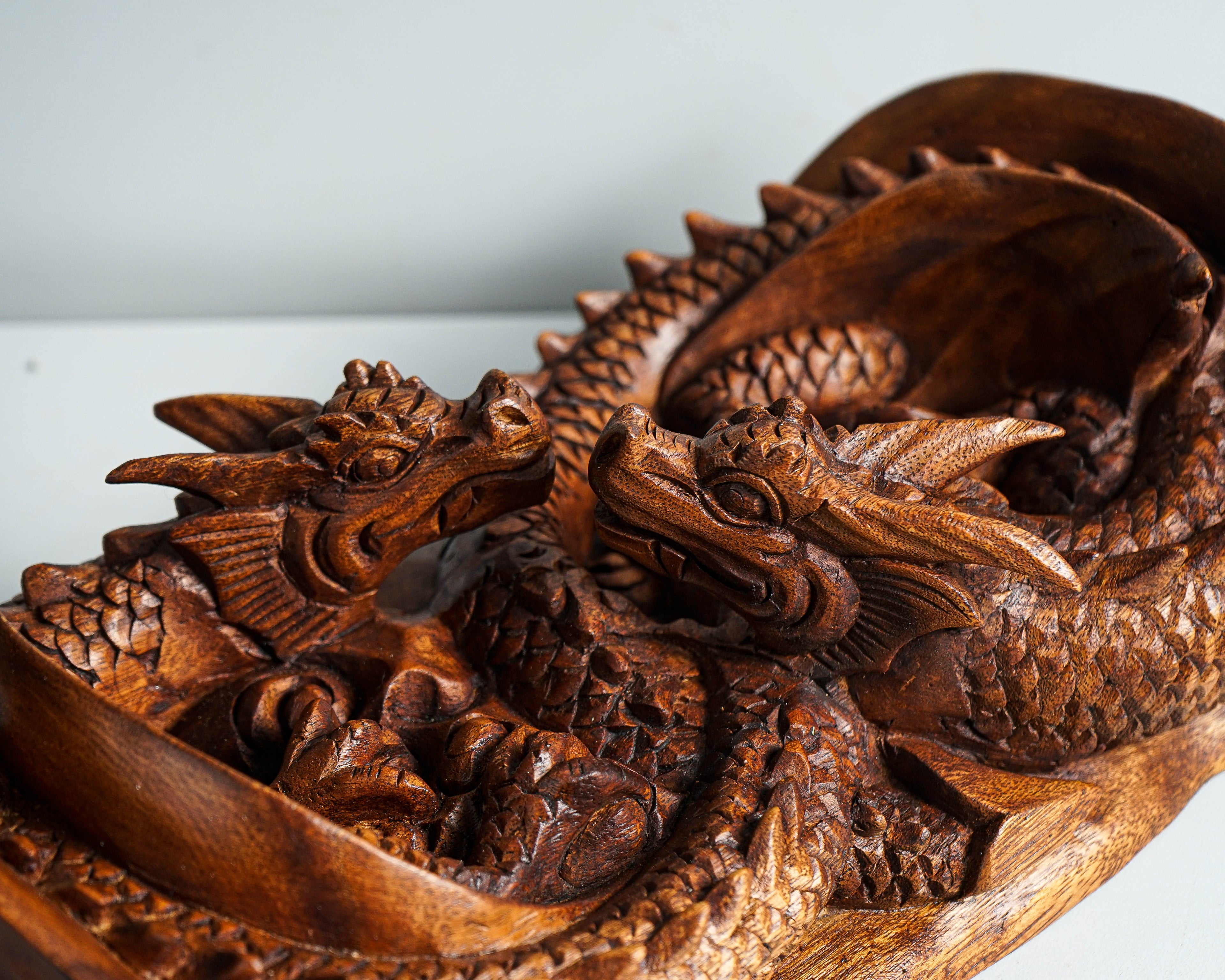 Sleeping Dragon Figurine, Couple Dragon Sculpture, Exotic Statue, Mythical Animal, Gothic, Unique Statue, Bedroom Decor, Valentines Gift