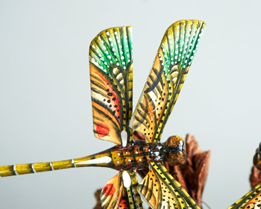 Couple Dragonfly Sculpture, Couple, Wood Carving, Artwork, Unique Figurine, Fairy, Romantic, Couple Decor, Anniversary Gift, Gift for Sister