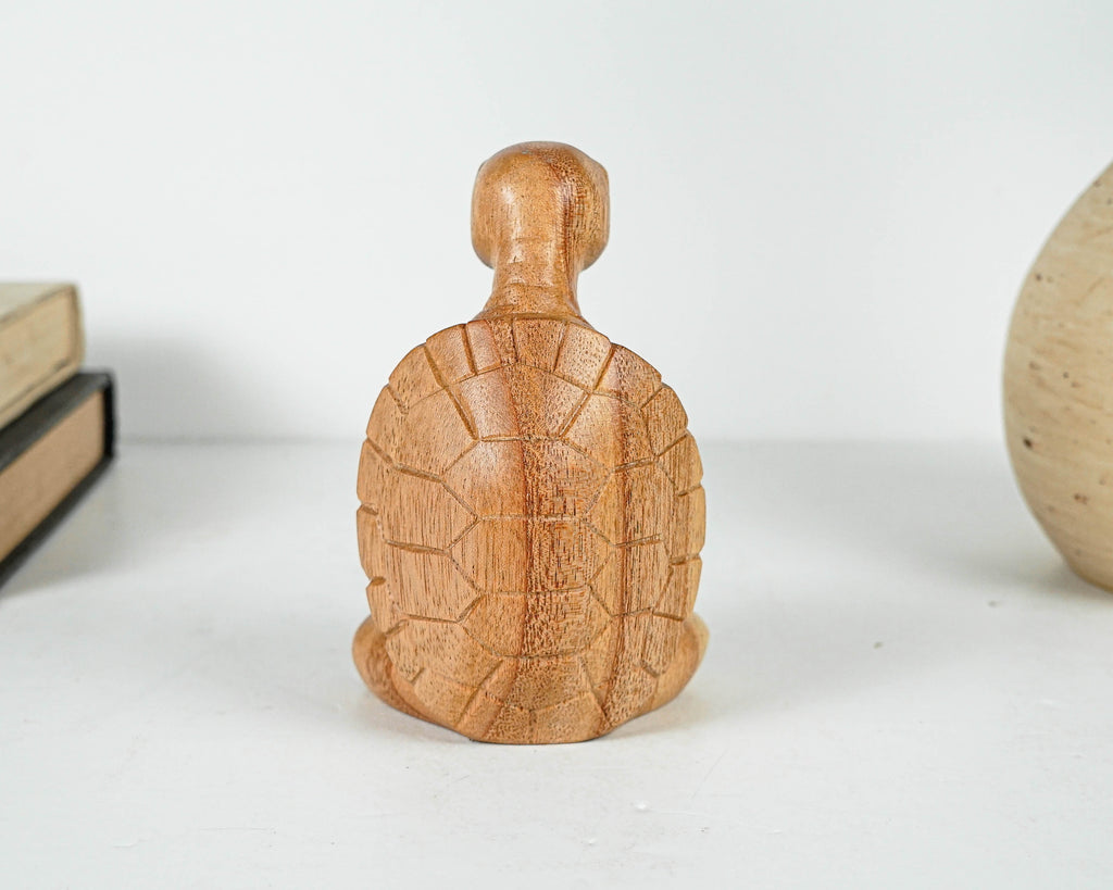 Meditating Turtle Sculpture, Animal, Yoga, Wood Carving, Nature, Handmade Turtle, Meditation Statue, Figurine, Birthday Gift, Gift for Her
