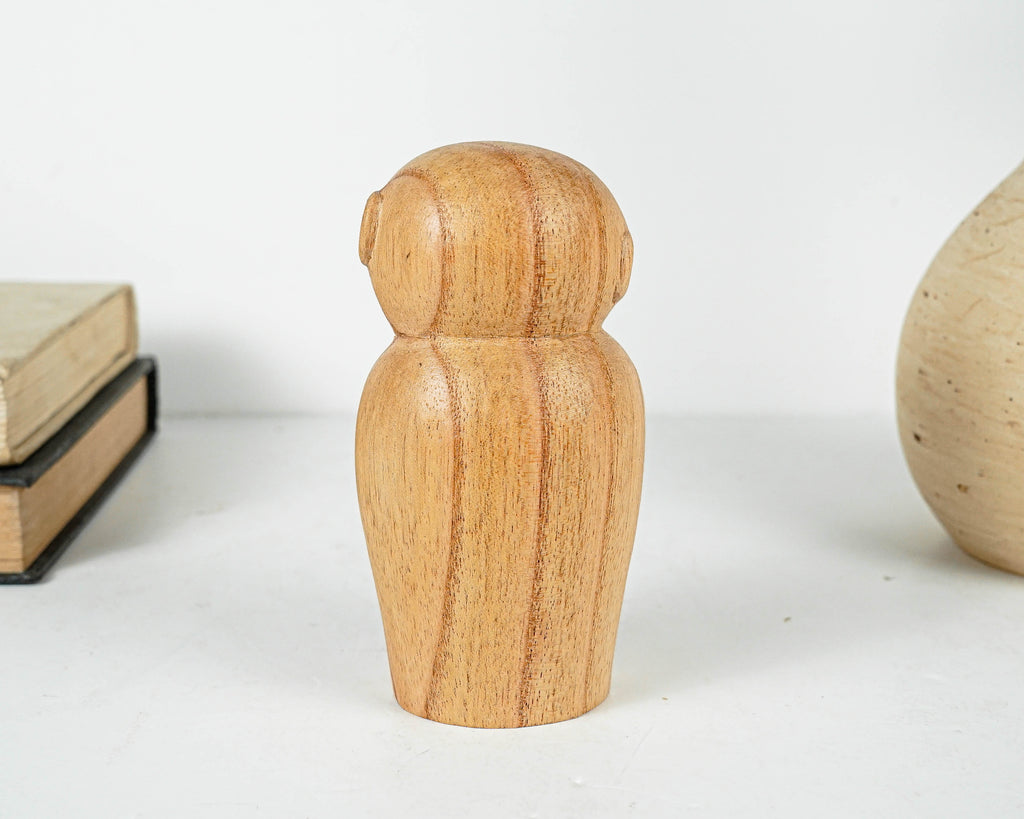 Wooden Jizo Statue, Buddha Sculpture, Wood Figurine, Meditation, Unique Ornament, Housewarming, Spiritual, Gift for Home, Memorial Gift