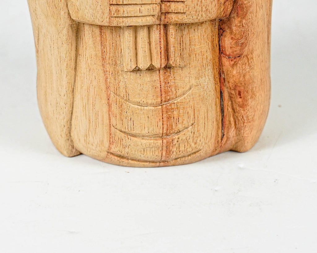 Holding Flower Jizo Statue, Buddha Sculpture, Wood Figurine, Meditation, Wooden Jizo, Antique, Home Decor, Spiritual Decor, Anniversary Gift