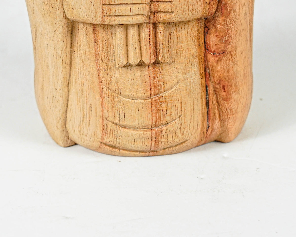 Holding Flower Jizo Statue, Buddha Sculpture, Wood Figurine, Meditation, Wooden Jizo, Antique, Home Decor, Spiritual Decor, Anniversary Gift