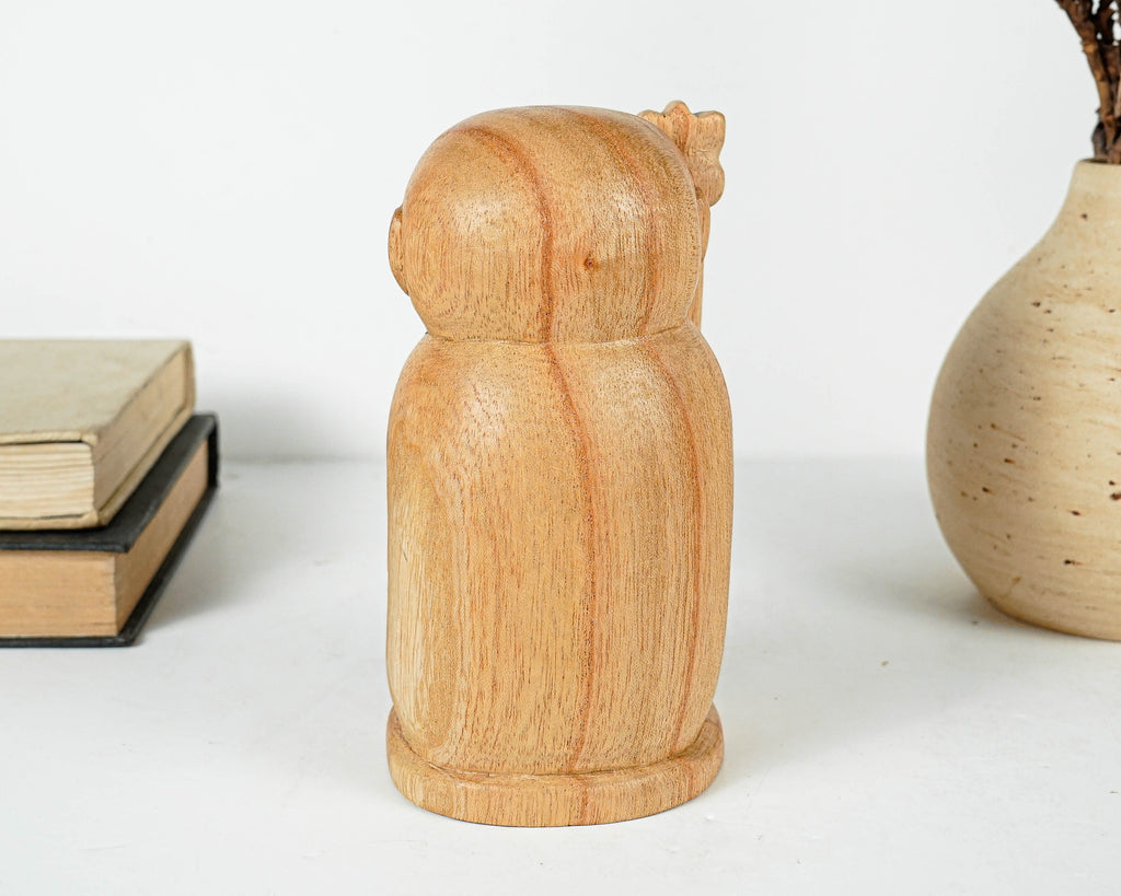 Bhikshu Jizo Statue, Buddha Sculpture, Wood Figurine, Meditation, Wooden Jizo, Gift for Friend, Interior Decoration, Grandfather Gift