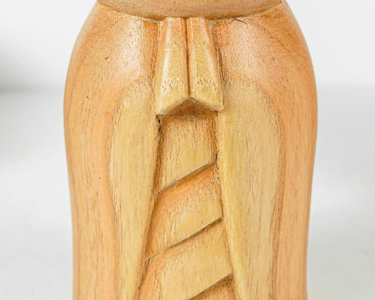 Wooden Jizo Statue, Buddha Sculpture, Wood Figurine, Meditation, Unique Ornament, Handmade, Wood Carving, Gift for Her, Housewarming Gift