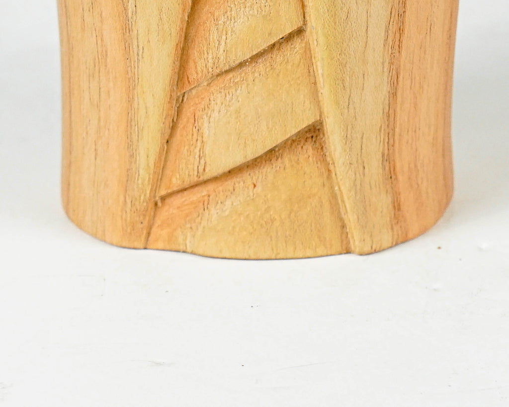 Wooden Jizo Statue, Buddha Sculpture, Wood Figurine, Meditation, Unique Ornament, Handmade, Wood Carving, Gift for Her, Housewarming Gift