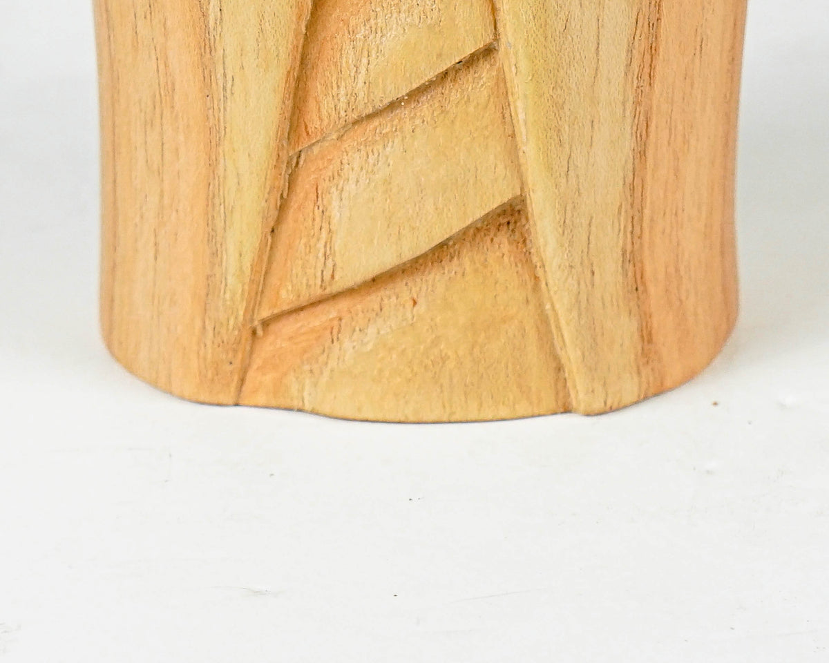 Wooden Jizo Statue, Buddha Sculpture, Wood Figurine, Meditation, Unique Ornament, Handmade, Wood Carving, Gift for Her, Housewarming Gift