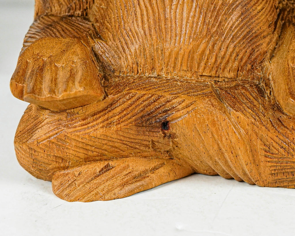 Meditating Monkey Sculpture, Animal, Yoga, Carving, Wooden Base, Housewarming, Meditation Statue, Figurine, Interior Decor, Gift for Her