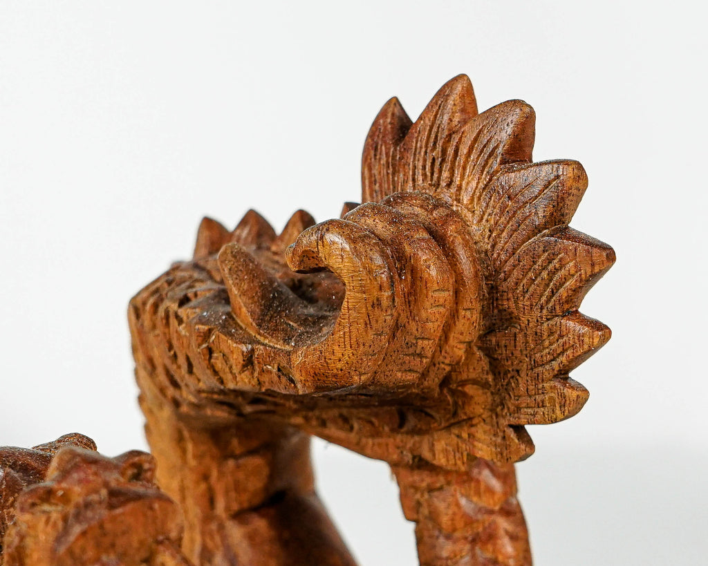 Wooden Dragon Statue, Unique Sculpture, Chinese Dragon, Mystical Animal, Handmade Decor, Art, Table Decor, Gift for Him, Gift for friend