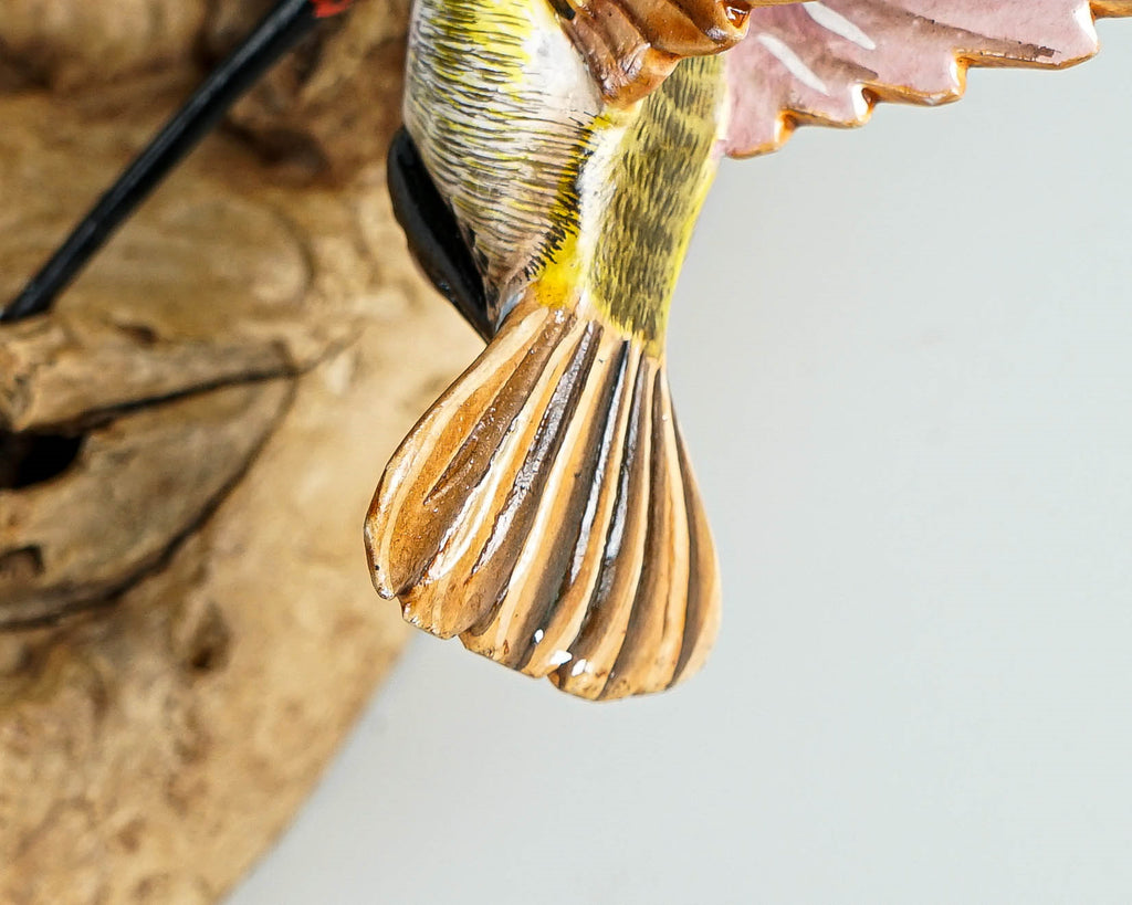 Hummingbird Wall Decor, Wall Art, Couple, Painted, Romantic, Hanging Statue, Handmade Sculpture, Colibri, Room Decor, Gift for Girlfriend