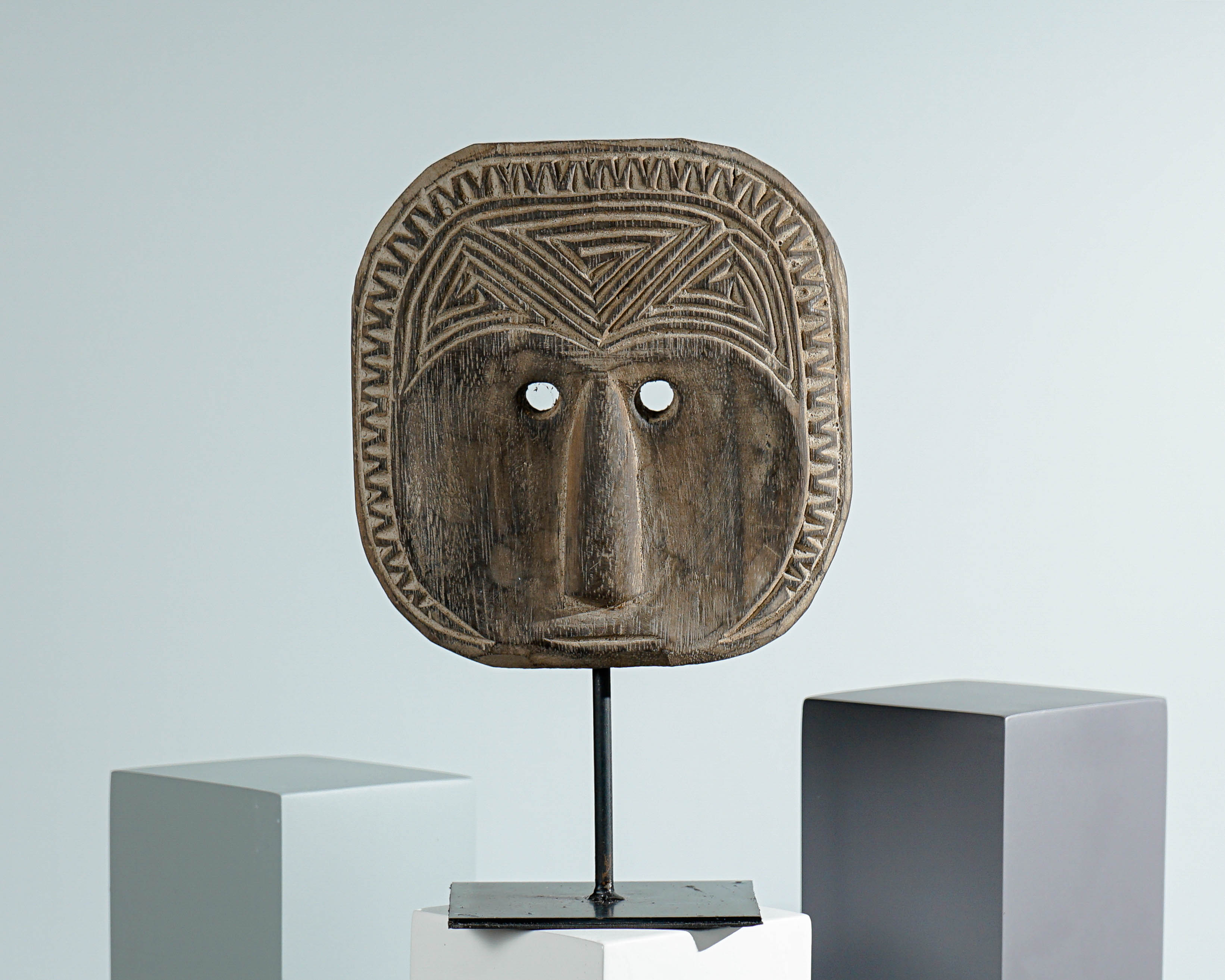 Traditional Mask Wall Art, Hanging Statue, Hand Carved, Wood Carving, Antique Sculpture, Kitchen Decor, Home Decoration, Best Friend Gift