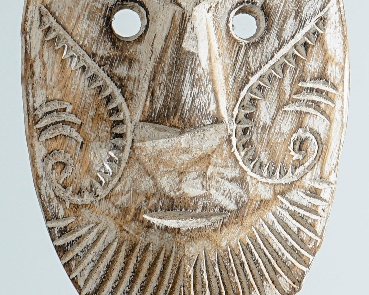 Mask of Timor Wall Decor, Mask on Stand, Ceremonial Statue, Sculpture, Traditional Art, Home Decoration, Halloween Decor, Appreciated Gift