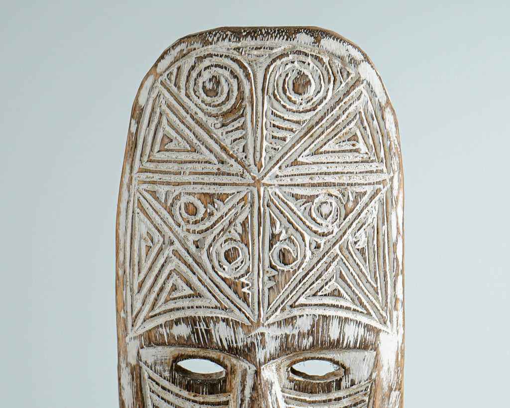 Timor tribal Mask, Wall Art, Handcrafted, Hanging Mask, Wall Decor, Unique Gift, Wooden Art, Room Decor, Halloween Decor, Birthday Gift