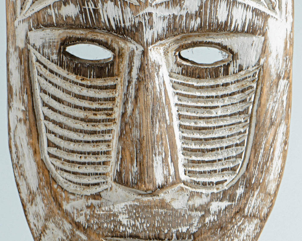 Timor tribal Mask, Wall Art, Handcrafted, Hanging Mask, Wall Decor, Unique Gift, Wooden Art, Room Decor, Halloween Decor, Birthday Gift