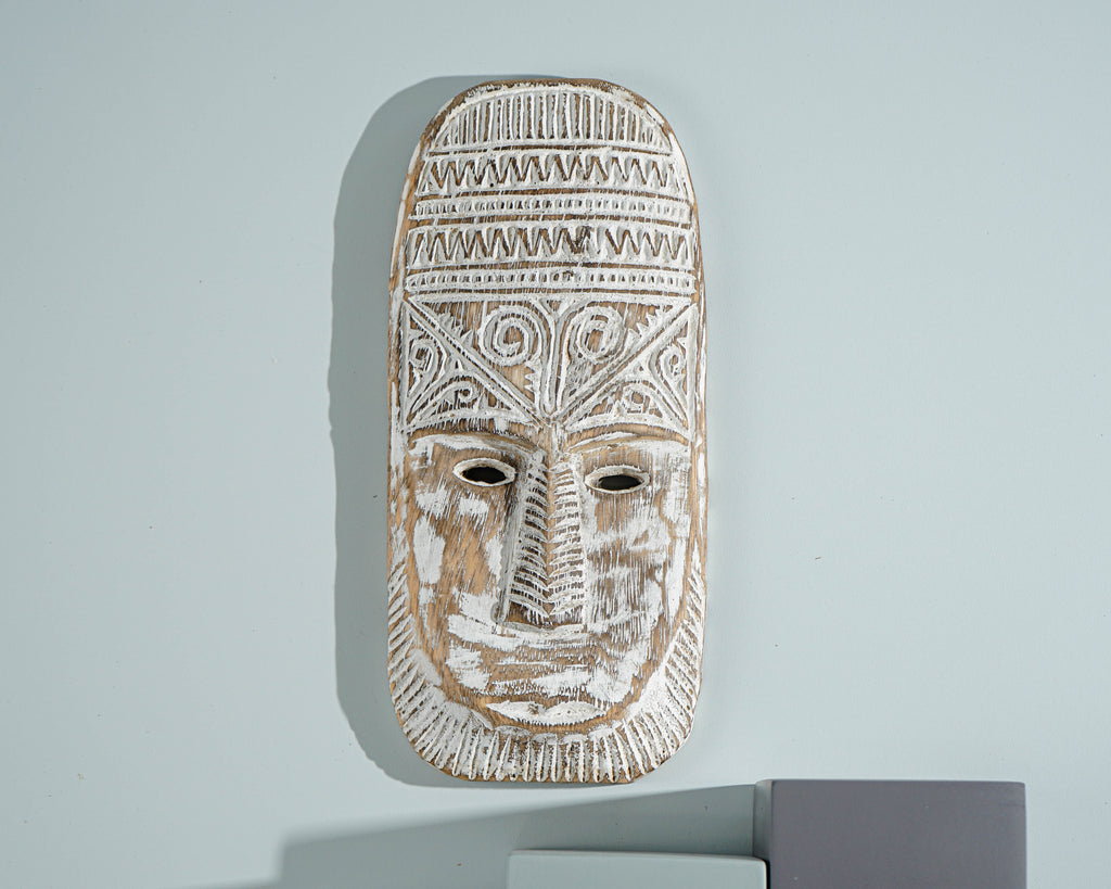 Timor tribal Mask, Hanging Mask, Primitive, Handmade, Wood Carving, Sculpture, Unique Statue, Ceremonial Art, Home Decor, Birthday Gift