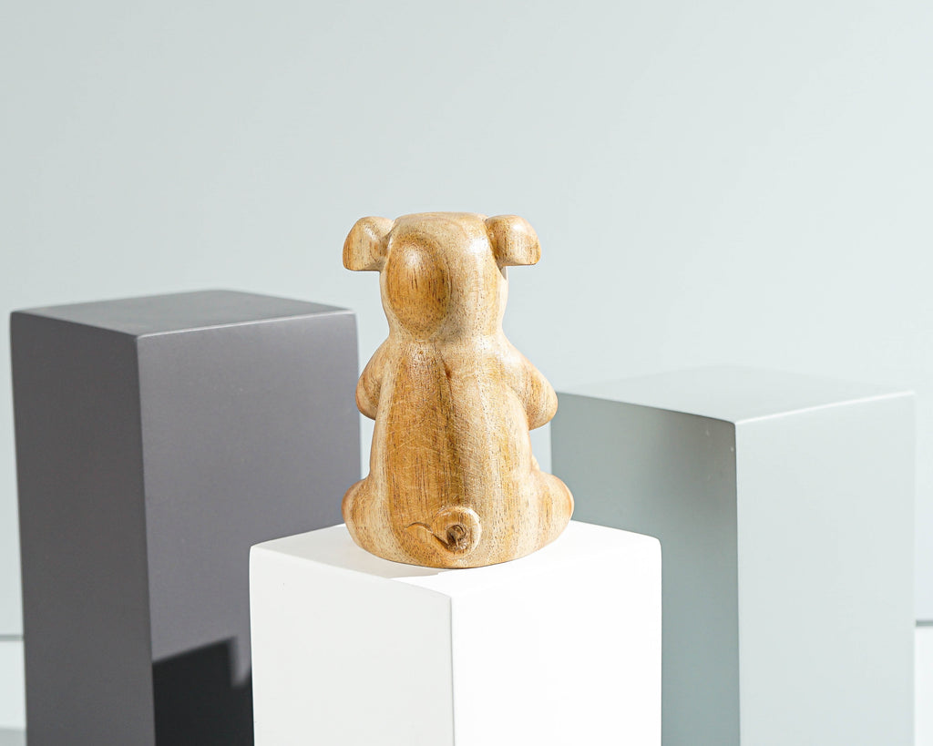 Meditating Pig Sculpture, Animal Figurine, Yoga, Parasite Wood Base, Artwork, Meditation Statue, Figurine, Office Decor, Appreciated Gift