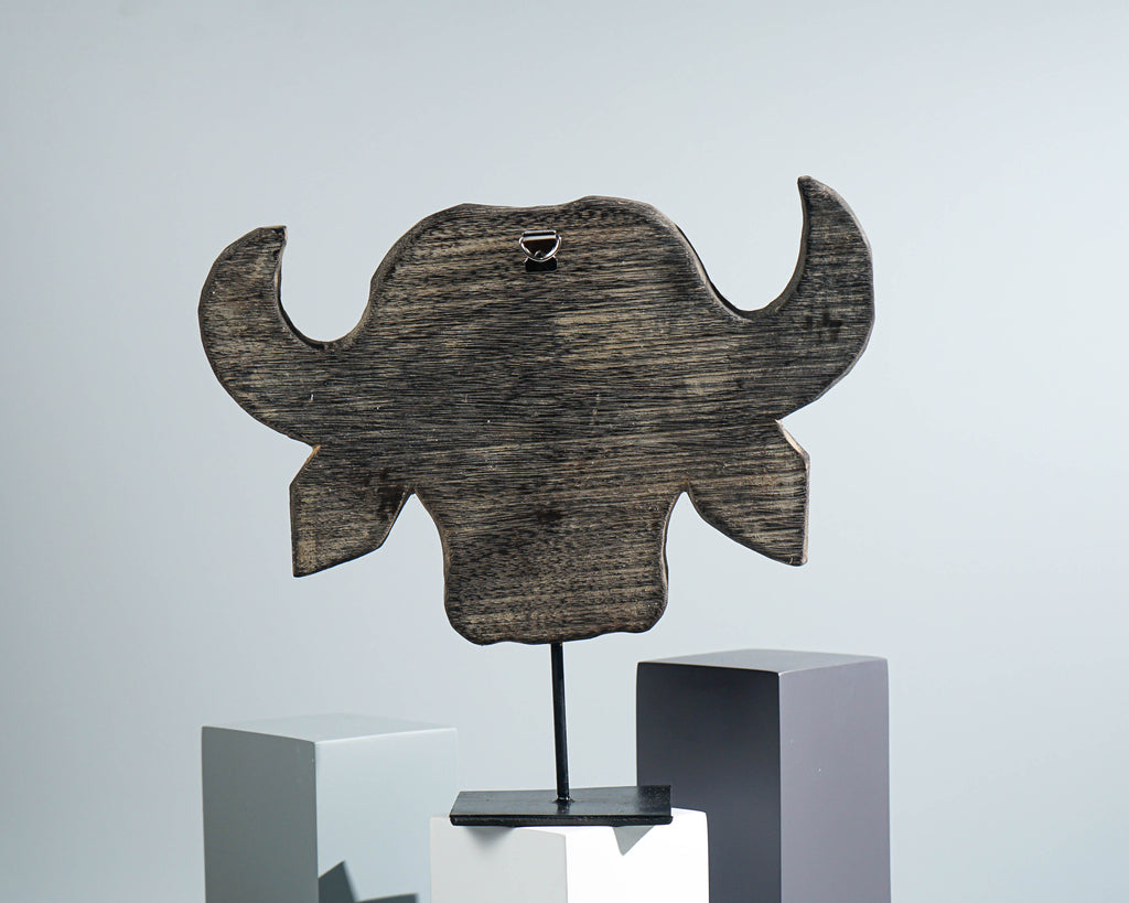 Timor Buffalo Tribal Mask, Wall Decor, Antique, Primitive, Animal Statue, Sculpture, Wood Carving, Tropical Decor, Best Gifts for Her