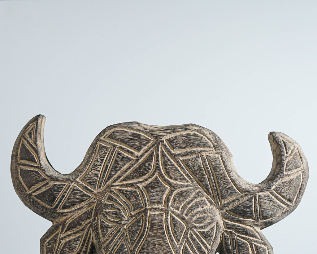 Timor Buffalo Tribal Mask, Wall Decor, Antique, Primitive, Animal Statue, Sculpture, Wood Carving, Tropical Decor, Best Gifts for Her