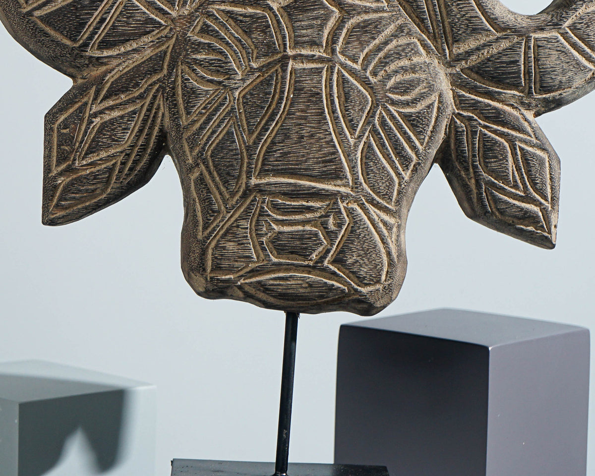Timor Buffalo Tribal Mask, Wall Decor, Antique, Primitive, Animal Statue, Sculpture, Wood Carving, Tropical Decor, Best Gifts for Her