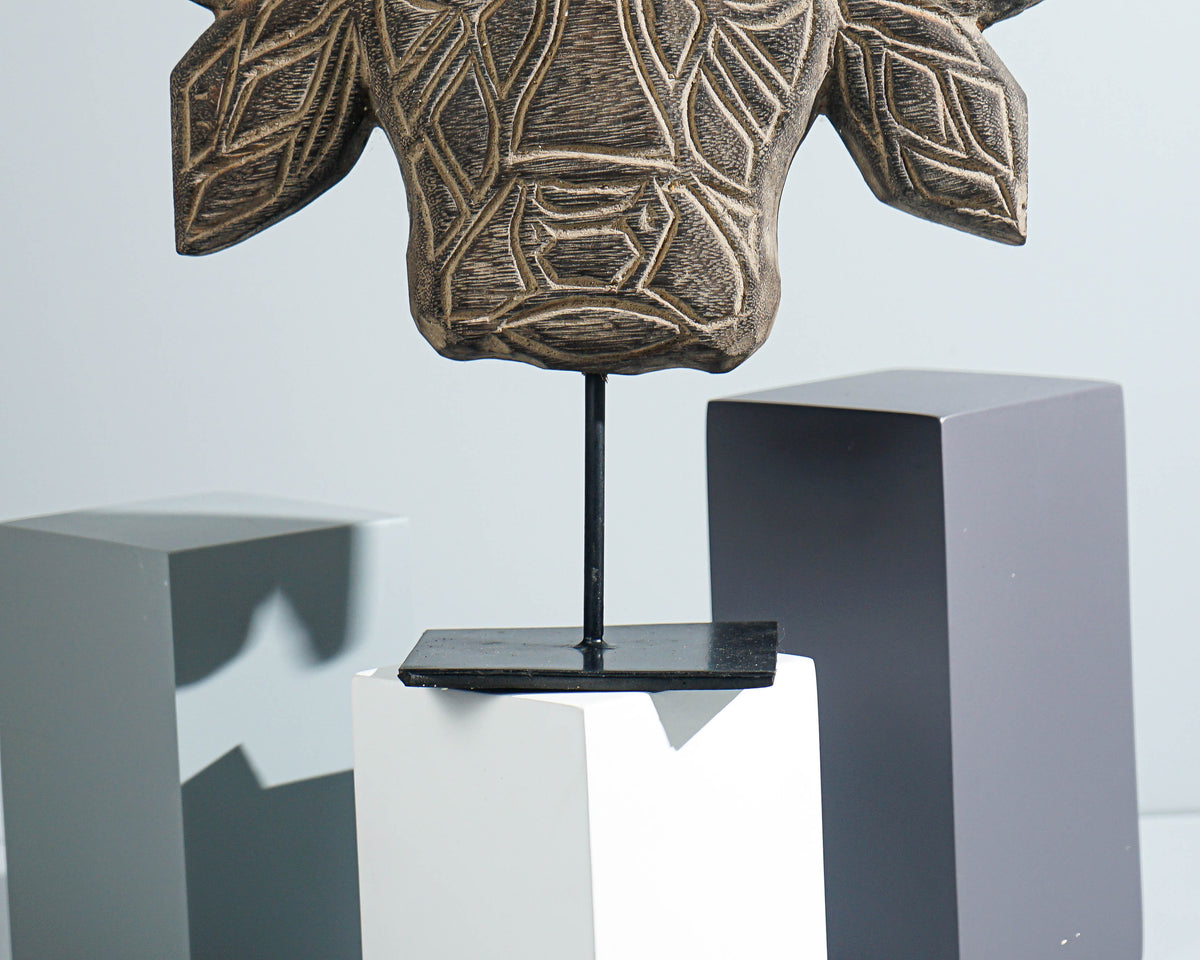 Timor Buffalo Tribal Mask, Wall Decor, Antique, Primitive, Animal Statue, Sculpture, Wood Carving, Tropical Decor, Best Gifts for Her