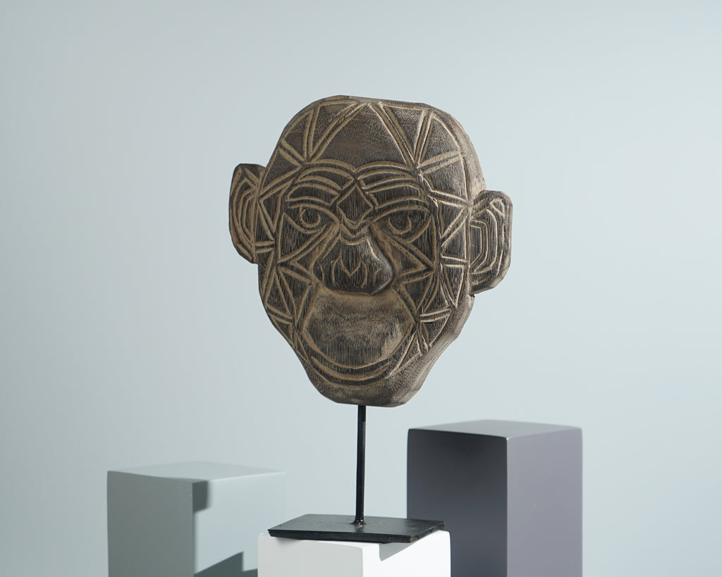 Timor Monkey tribal Mask, Wall Art, Handcrafted, Unique statue, Wooden Art, Room Decor, Gift for Neighbor, Halloween Decor, Gift for Her