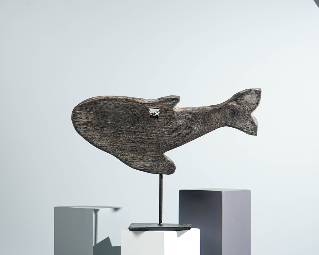 Timor Fish Mask, Wall Art, Antique animal statue, Primitive, Hanging Statue, Sculpture, Wood Carving, Animal, Home Decor, Birthday Gift