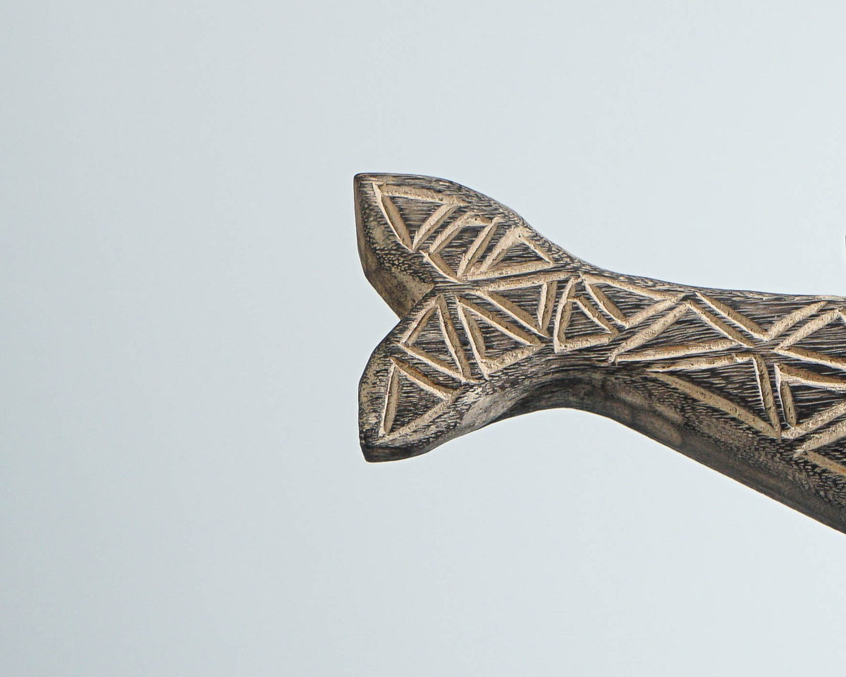 Timor Fish Mask, Wall Art, Antique animal statue, Primitive, Hanging Statue, Sculpture, Wood Carving, Animal, Home Decor, Birthday Gift
