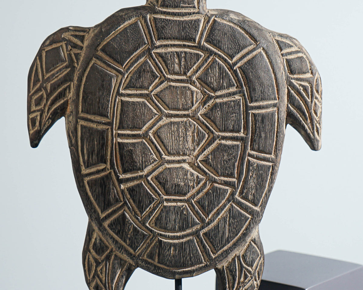 Traditional Turtle Wall Art, Hanging Statue, Antique animal statue, Hand Carved, Gift for Brother, Wood Carving, Marine Decor, Birthday Gift