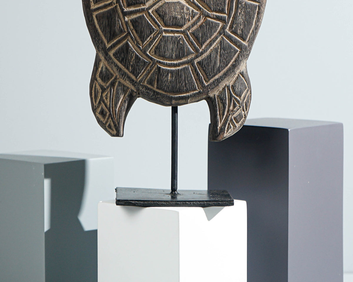 Traditional Turtle Wall Art, Hanging Statue, Antique animal statue, Hand Carved, Gift for Brother, Wood Carving, Marine Decor, Birthday Gift