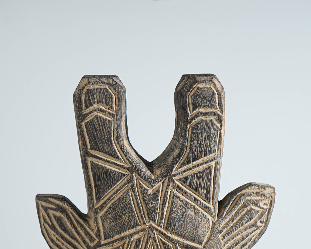 Timor Giraffe tribal Mask, Hanging Mask, Primitive, Wood Carving, Handmade, Unique Statue, Giraffe Wall Art, Room Decor, Special Gift