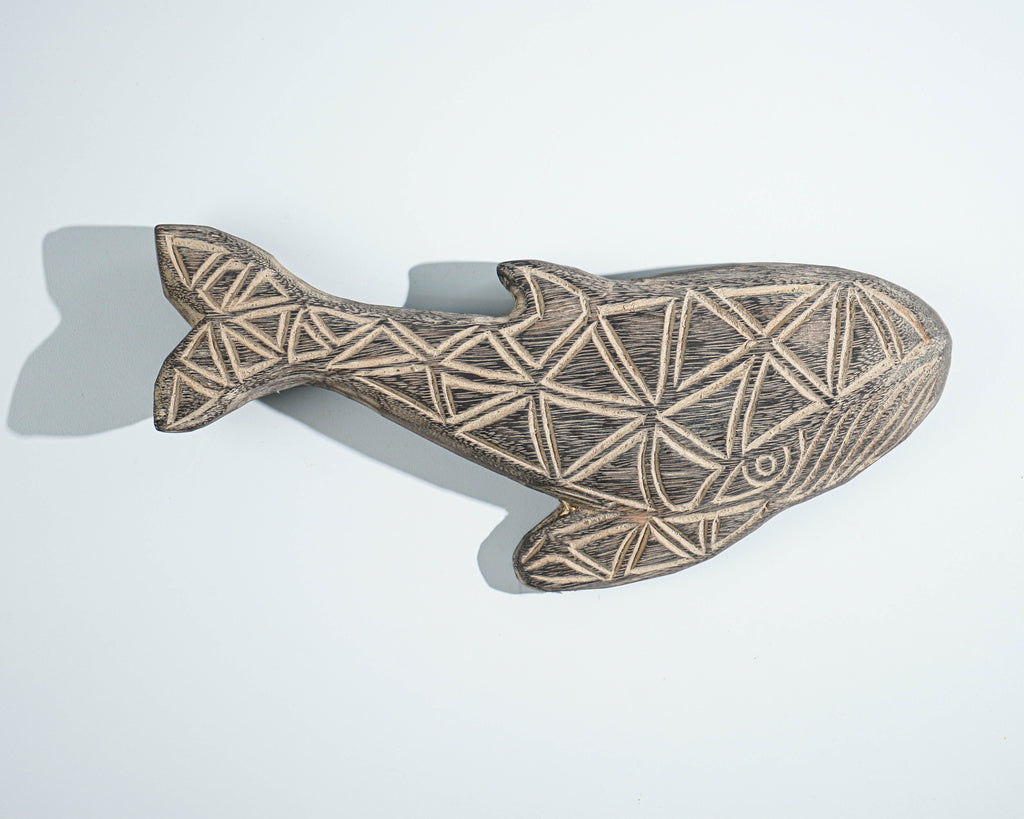 Timor Fish Mask, Wall Art, Antique animal statue, Primitive, Hanging Statue, Sculpture, Wood Carving, Animal, Home Decor, Birthday Gift