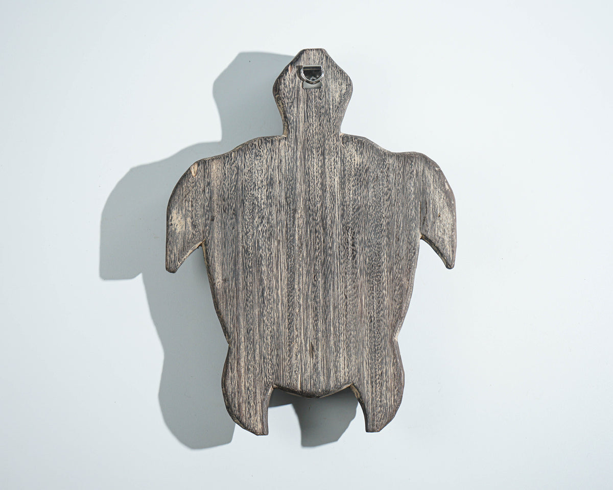 Traditional Turtle Wall Art, Hanging Statue, Antique animal statue, Hand Carved, Gift for Brother, Wood Carving, Marine Decor, Birthday Gift