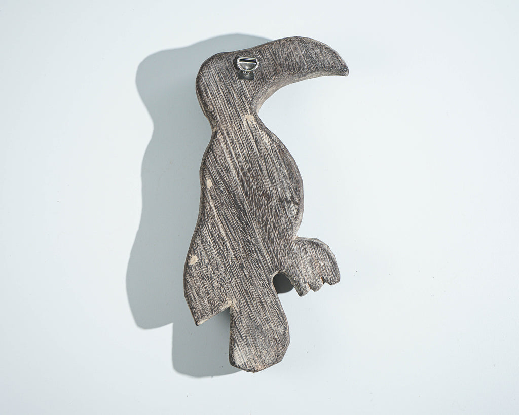 Parrot animal of Timor, Wall Decoration, Animal on Stand, Bird Sculpture, Handicraft, Bird Figurine, Home Table Decor, Gift for Mother