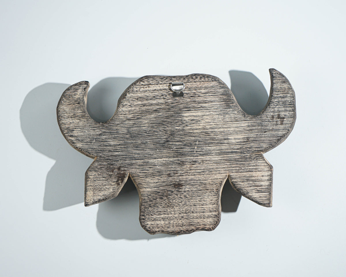Timor Buffalo Tribal Mask, Wall Decor, Antique, Primitive, Animal Statue, Sculpture, Wood Carving, Tropical Decor, Best Gifts for Her
