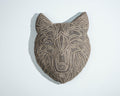 Wooden wolf Traditional Mask, Wall Art, Hanging figurine, Animal Statue, Hand Carved, Wood Carving, LivingRoom Decoration, Grandfather Gift