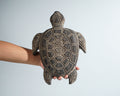 Traditional Turtle Wall Art, Hanging Statue, Antique animal statue, Hand Carved, Gift for Brother, Wood Carving, Marine Decor, Birthday Gift