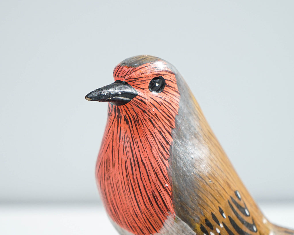 House finch Bird Statue, Painted Wood Carving, Wooden Bird Art, Woodland, Natural Piece, Unique, Aesthetic Room Decor, Gift for Mother