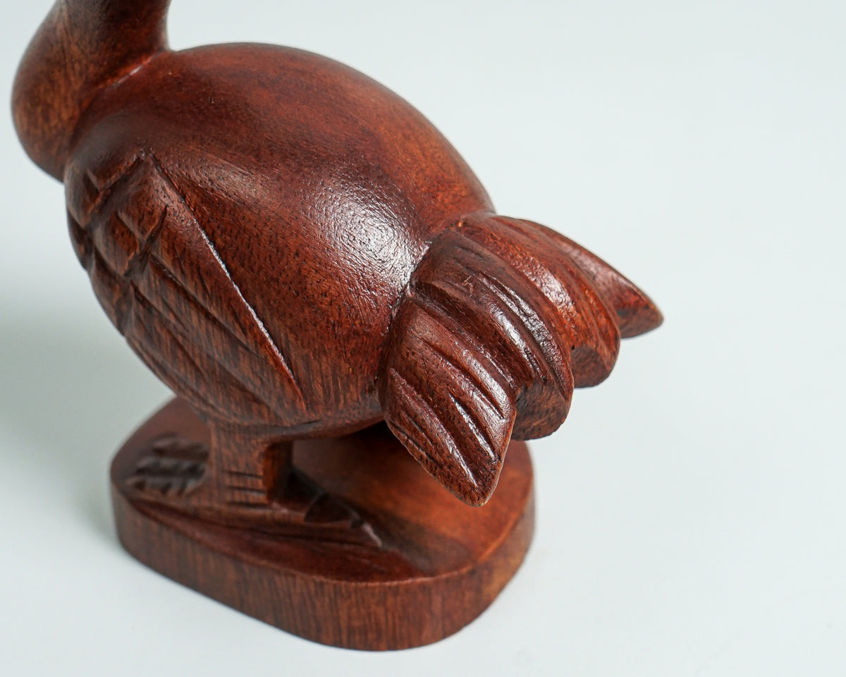 Wooden Dodo Bird Statue, Dodo Bird figurine,  Animal Sculpture, Wood Carving, Hand Carved, Living Room Decor, Gift for Friend, Gift for Son