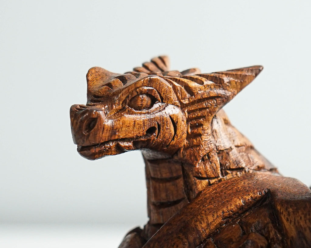 Triplets Baby Dragon Sculpture, Newborn, Egg Wood, Wood Carving, Wooden Statue, Modern Decor, Nursery Decor, Gift for Parents, Gifts for Her
