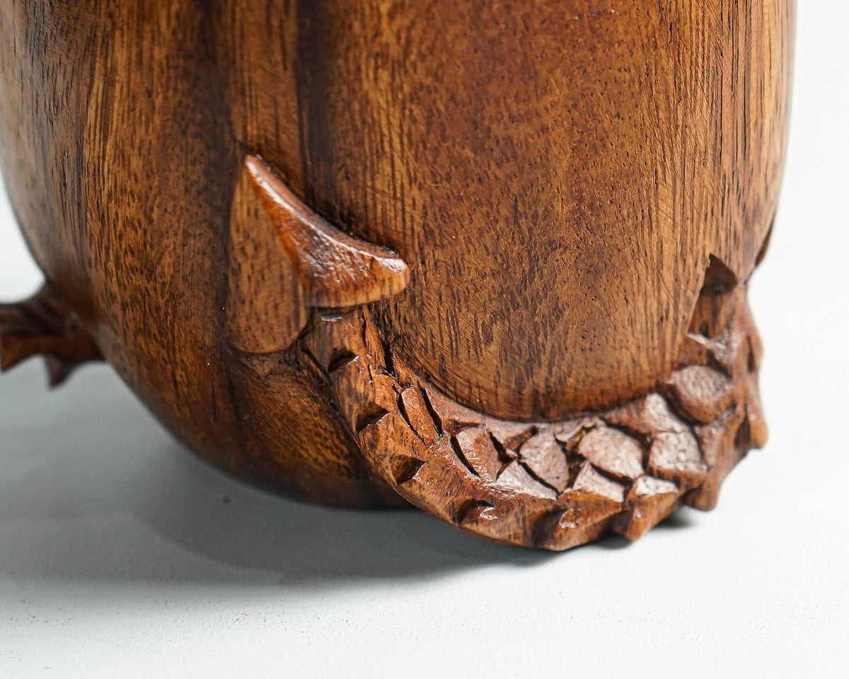 Triplets Baby Dragon Sculpture, Newborn, Egg Wood, Wood Carving, Wooden Statue, Modern Decor, Nursery Decor, Gift for Parents, Gifts for Her