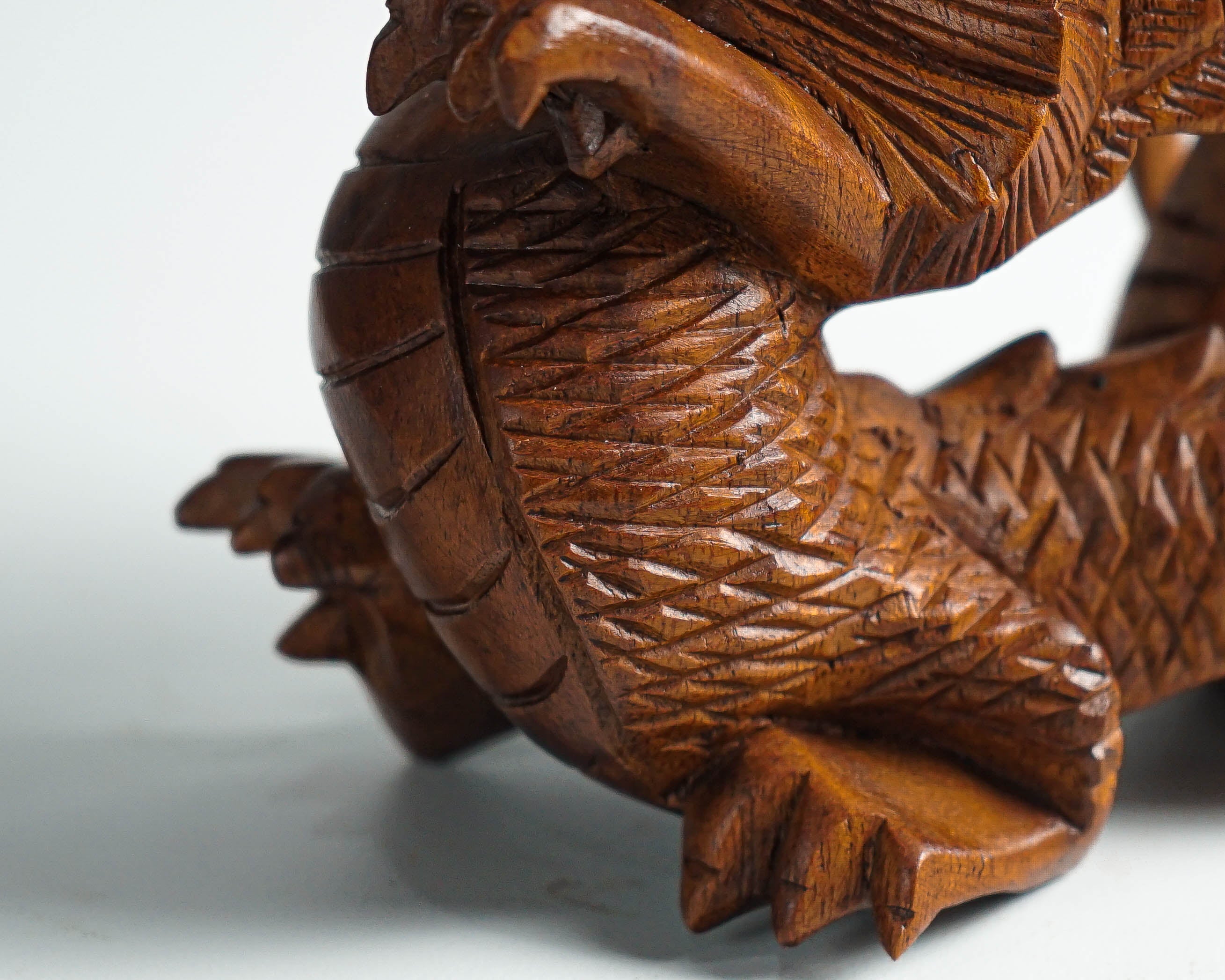 Wooden Dragon Statue, Unique Sculpture, Chinese Dragon, Mystical Animal, Unique Statue, Handmade, Home Decor, Gift for Her, Birthday Gift
