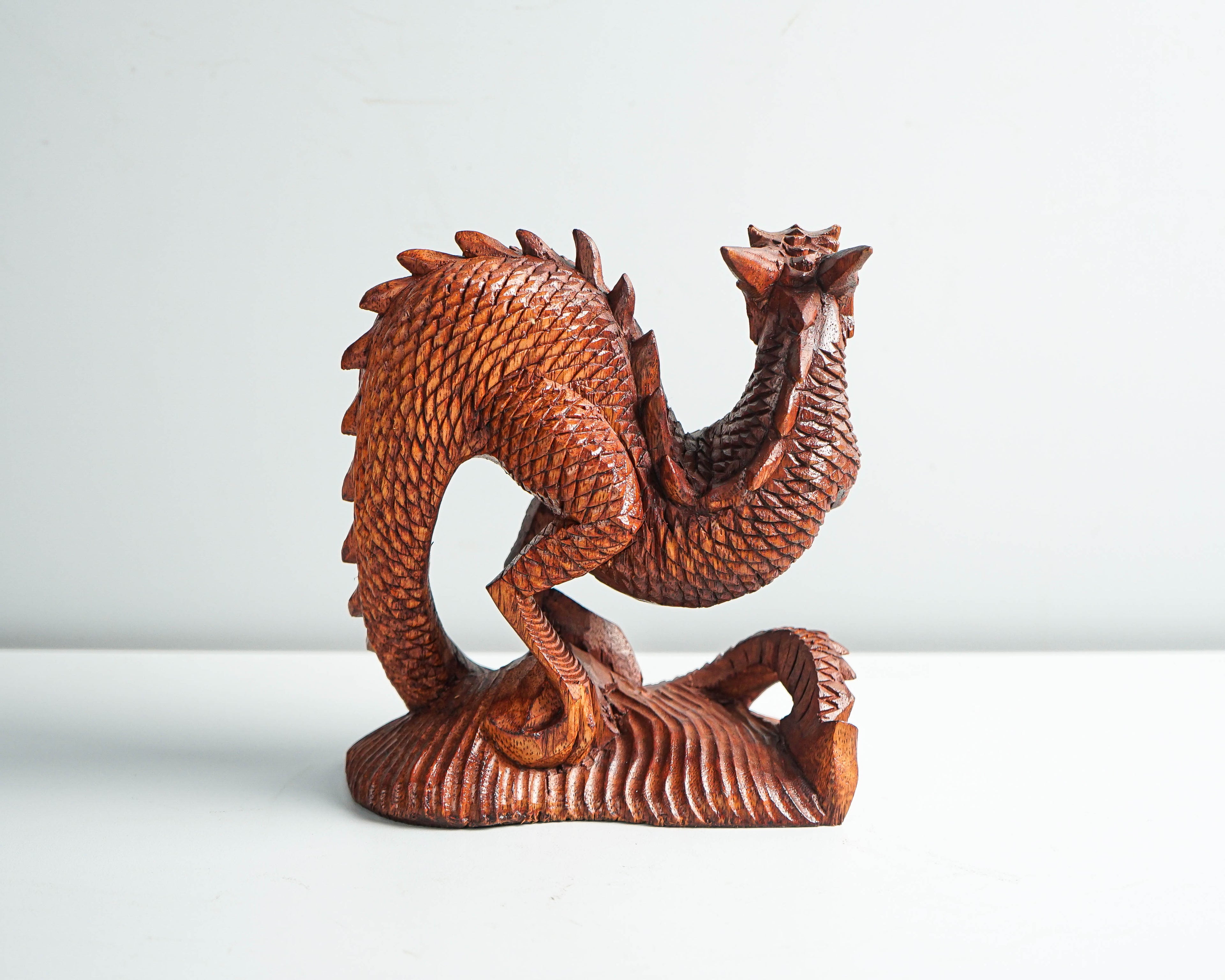 Wooden Dragon Statue, Unique Sculpture, Chinese Dragon, Mystical Animal, Unique Statue, Handmade, Healing, Memorial Gift, Mother Loss Gift